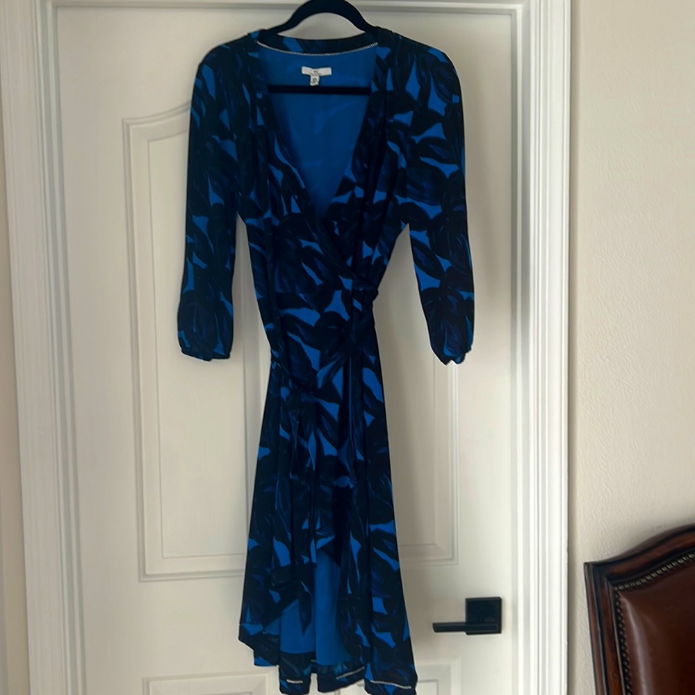 Halston wrap dress, size medium